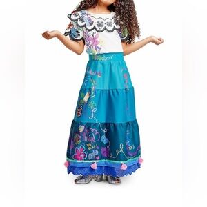 ❤️ Disney Store Encanto Mirabel Deluxe Costume Dress Girls Size 9/10